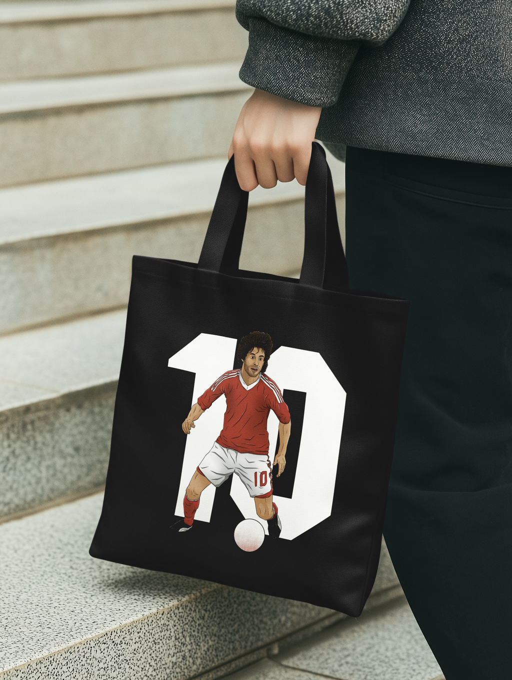 Tote bag com jogador