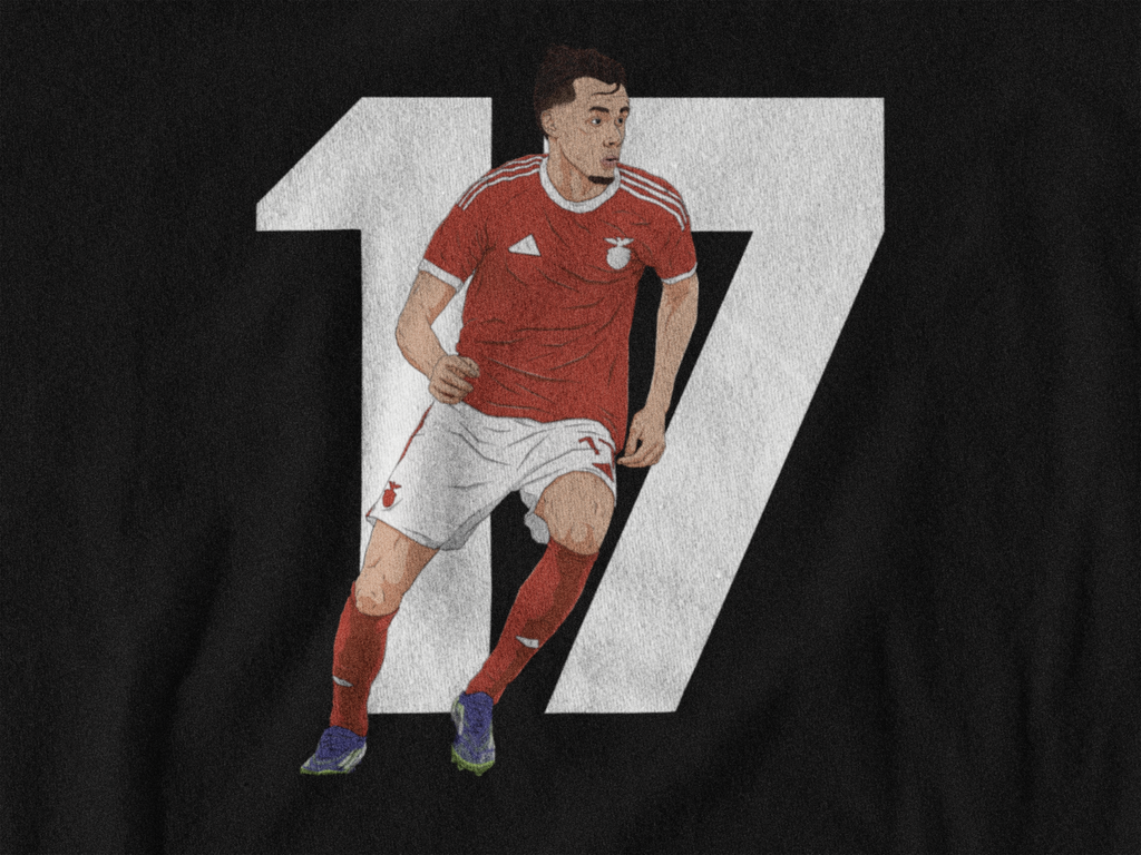 Tshirt Criança Como Não Amar - Jogador 17