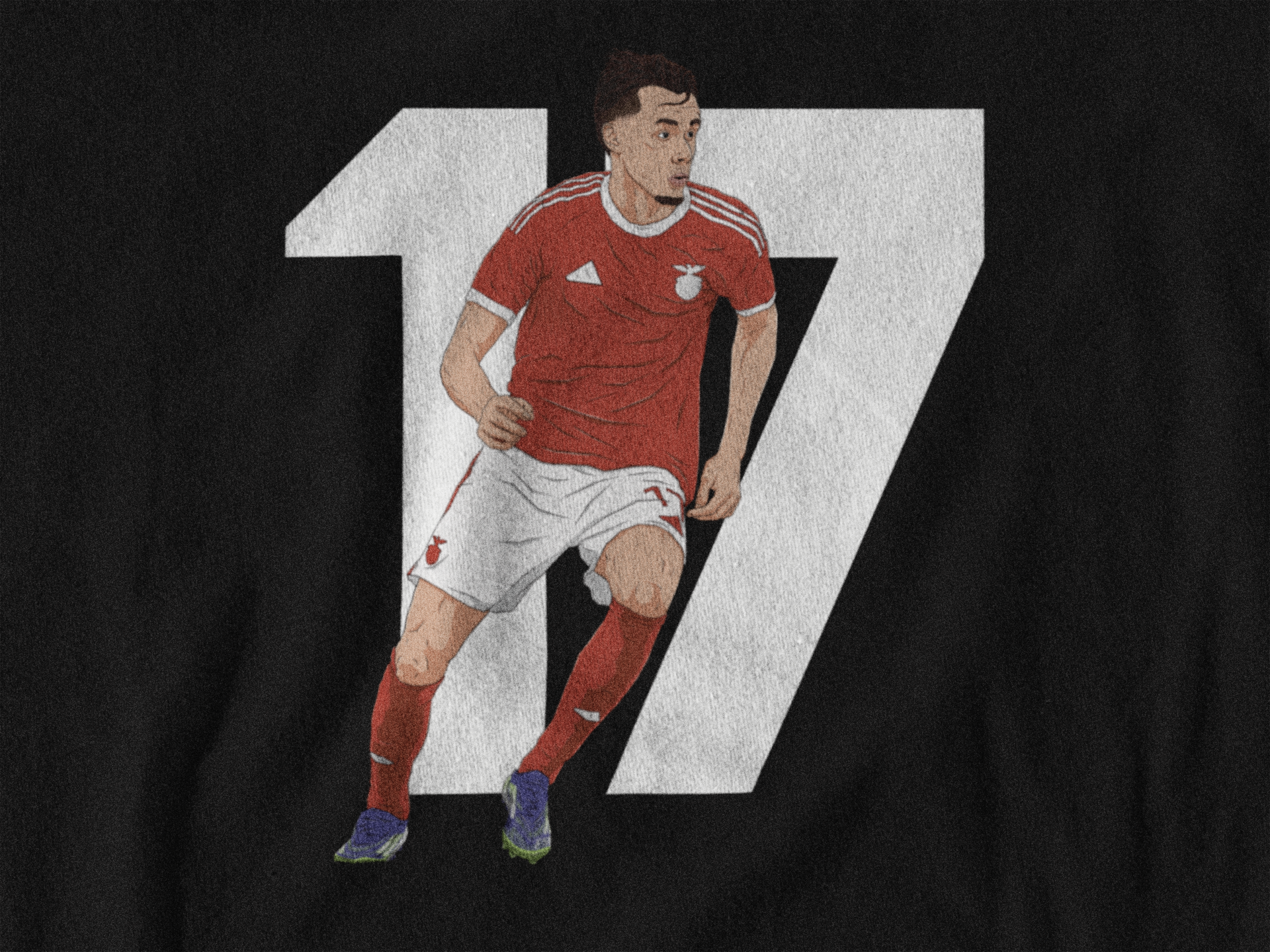 Tshirt Criança Como Não Amar - Jogador 17