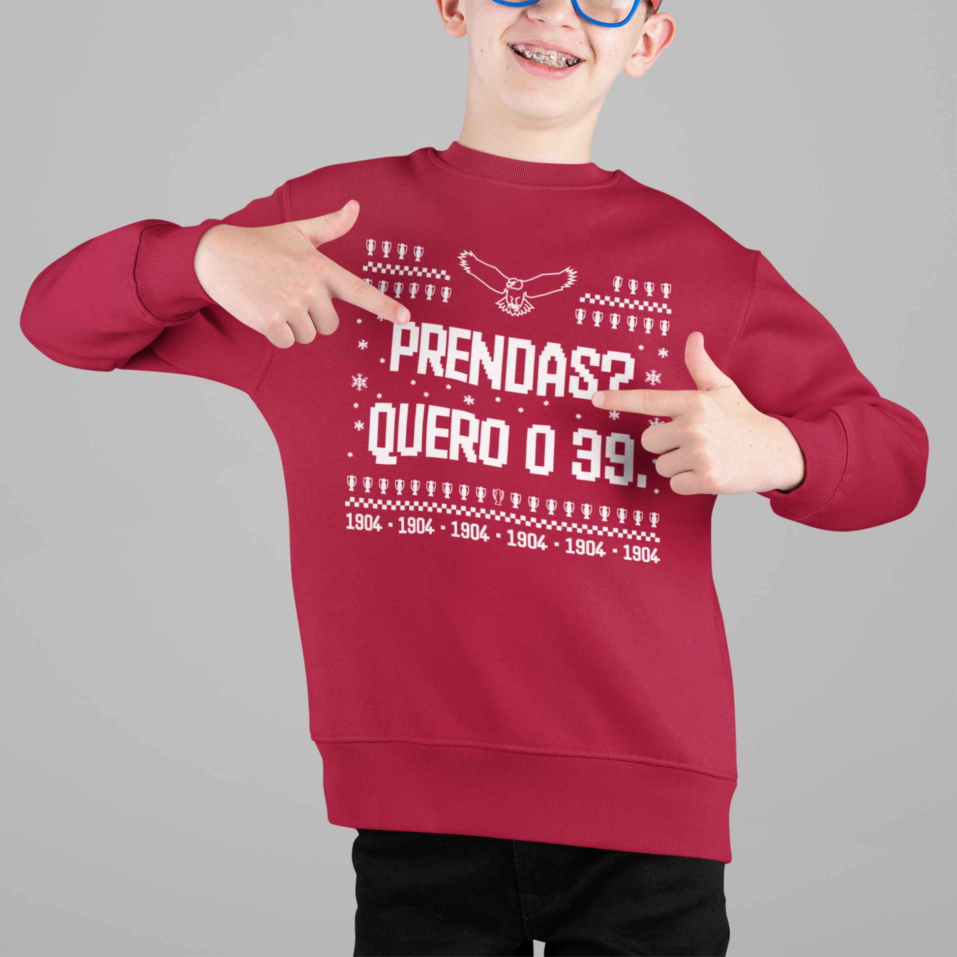 Camisola Criança de Natal - Prendas? Quero o 39