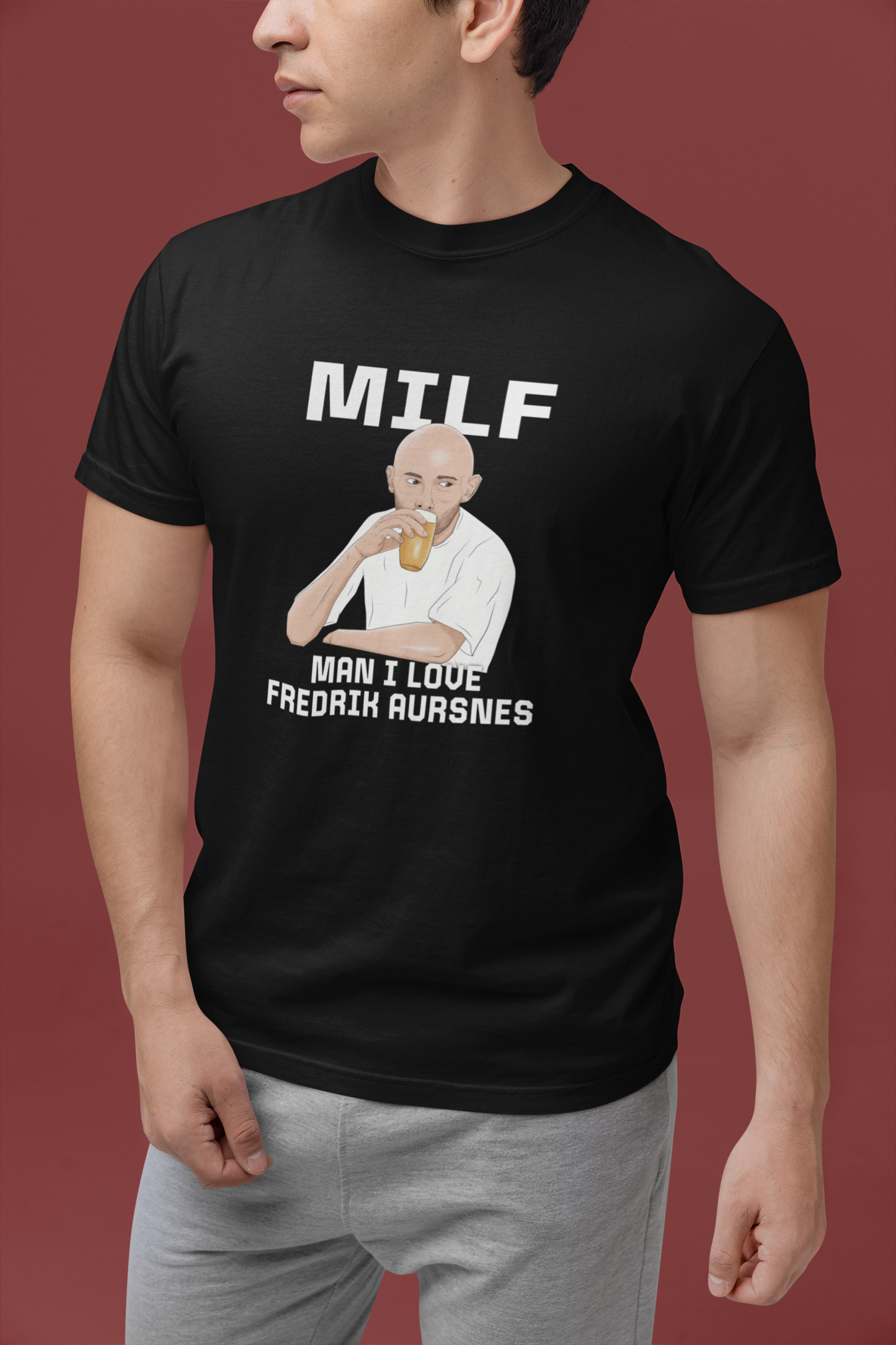 Tshirt MILF Man I Love Fredrik Aursnes - Benfica