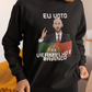 Camisola Eu Voto Vermelho e Branco