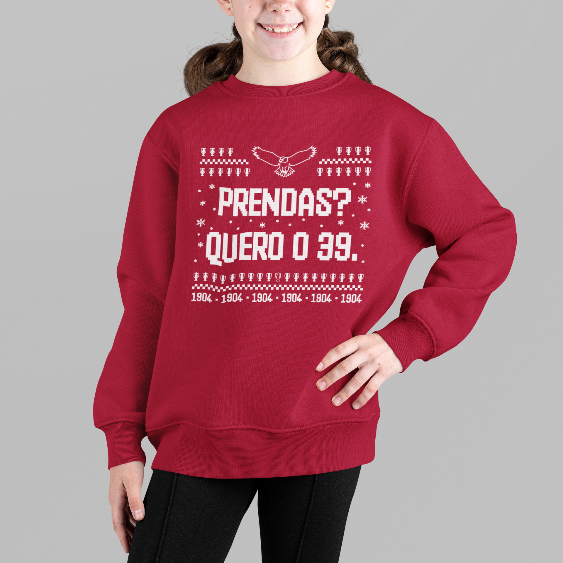 Camisola Criança de Natal - Prendas? Quero o 39