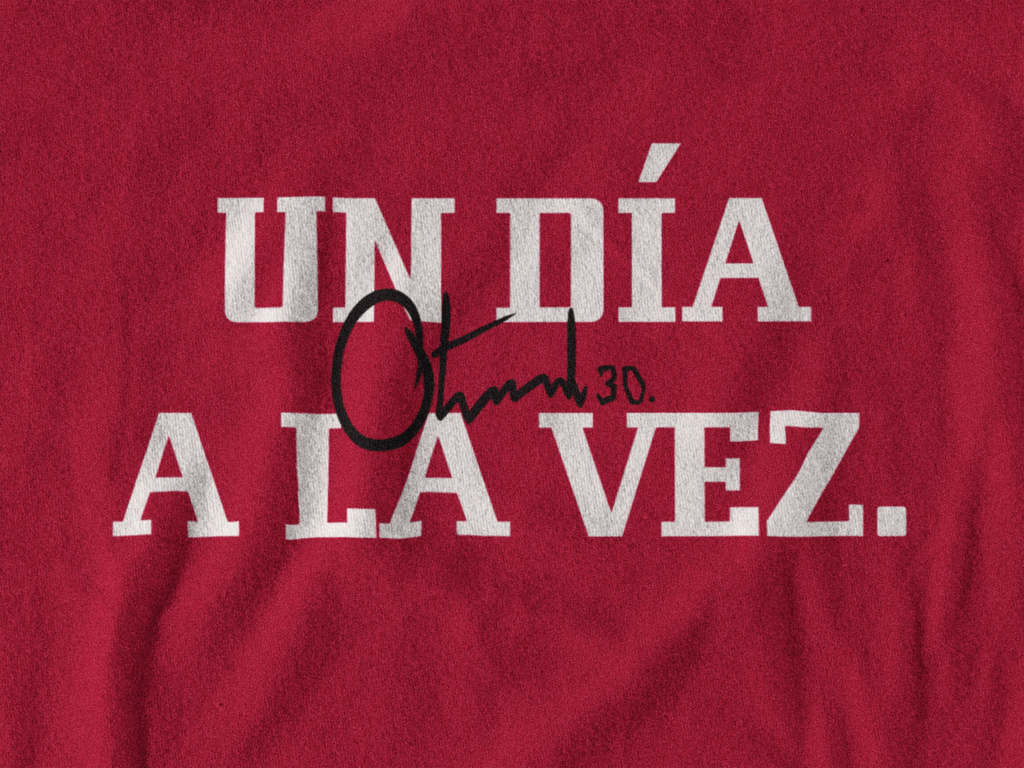 Camisola “Un día a la vez” - Capitão 30