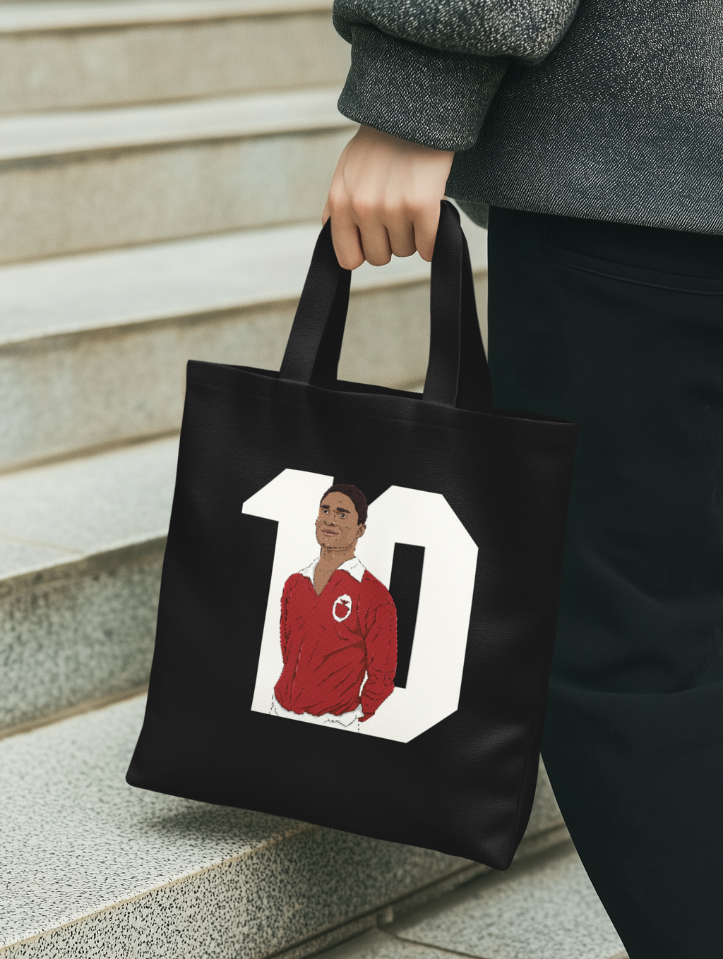 Tote bag com jogador