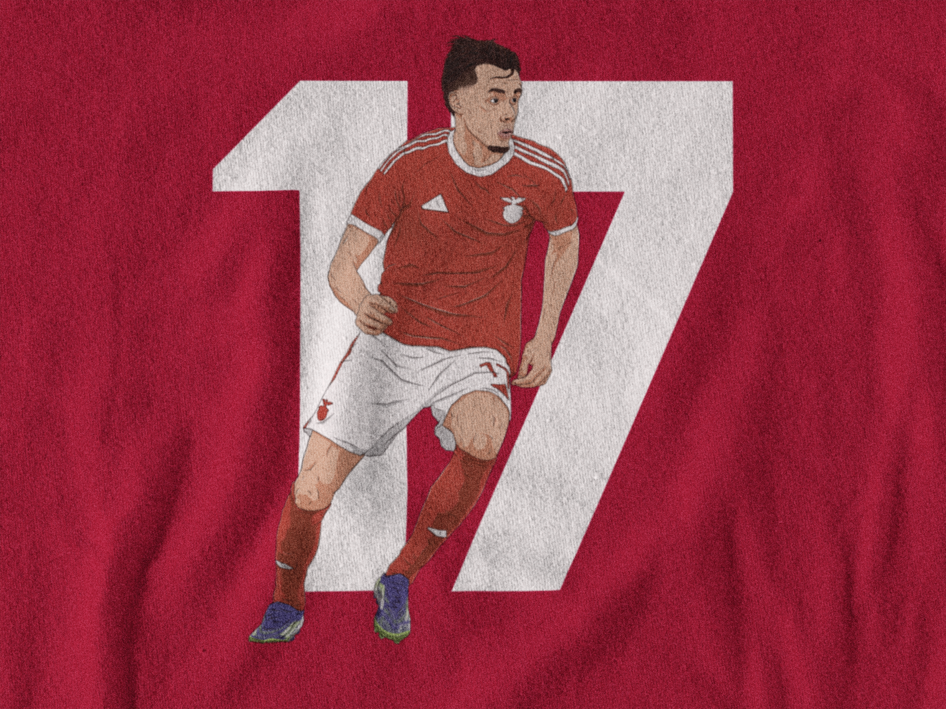 Tshirt Criança Como Não Amar - Jogador 17