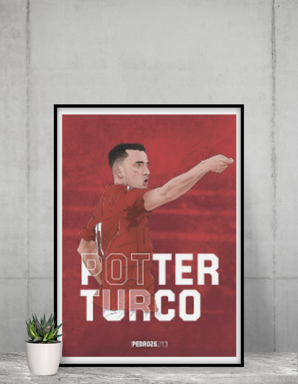 Quadro Potter Turco - Jogador 17