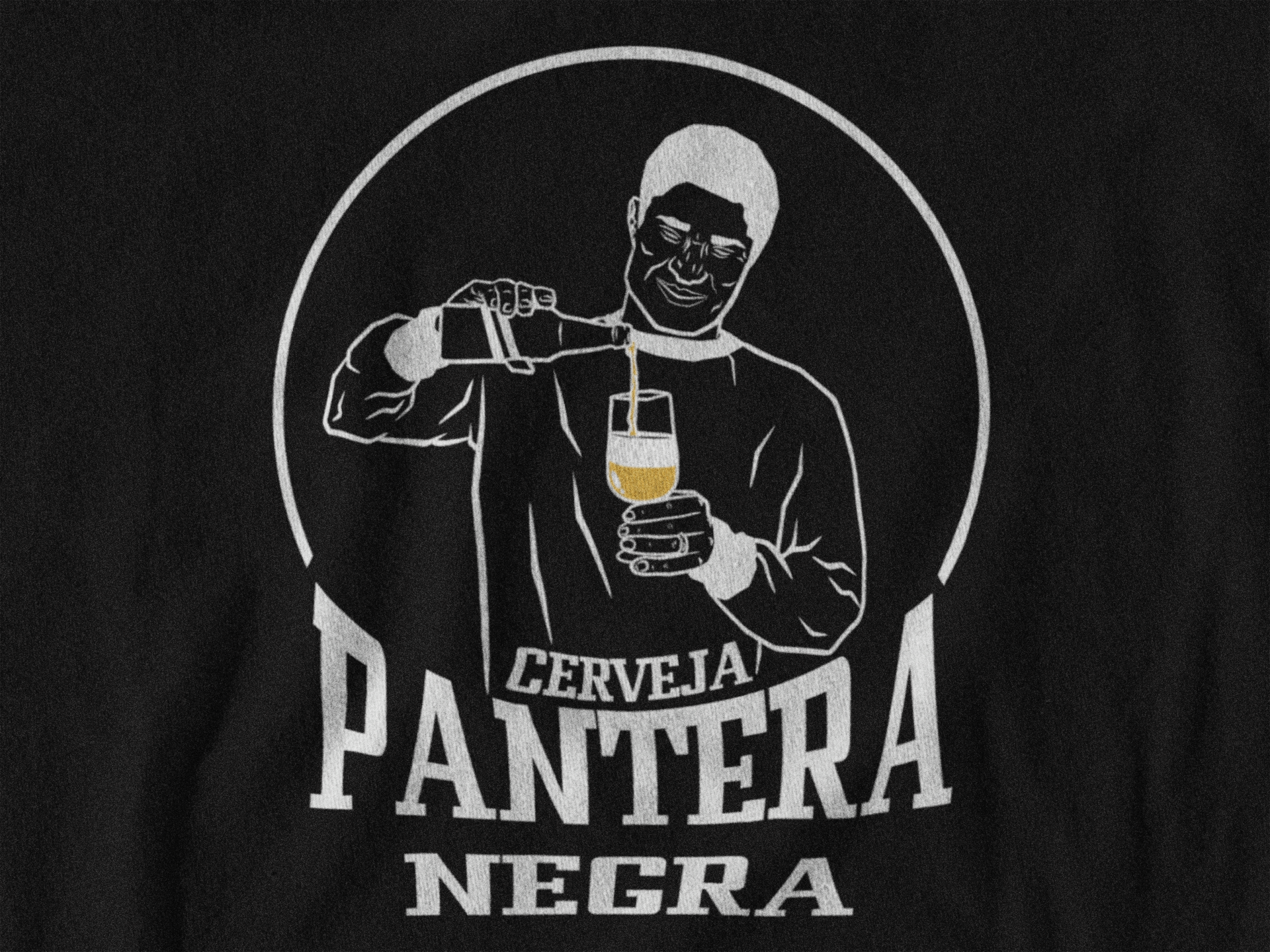 Tshirt Cerveja Pantera Negra