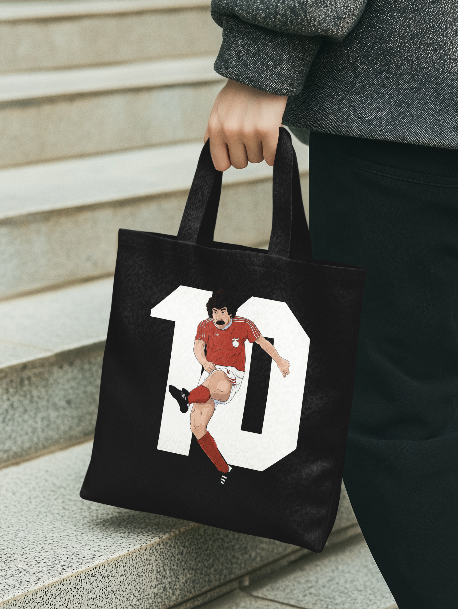 Tote bag com jogador