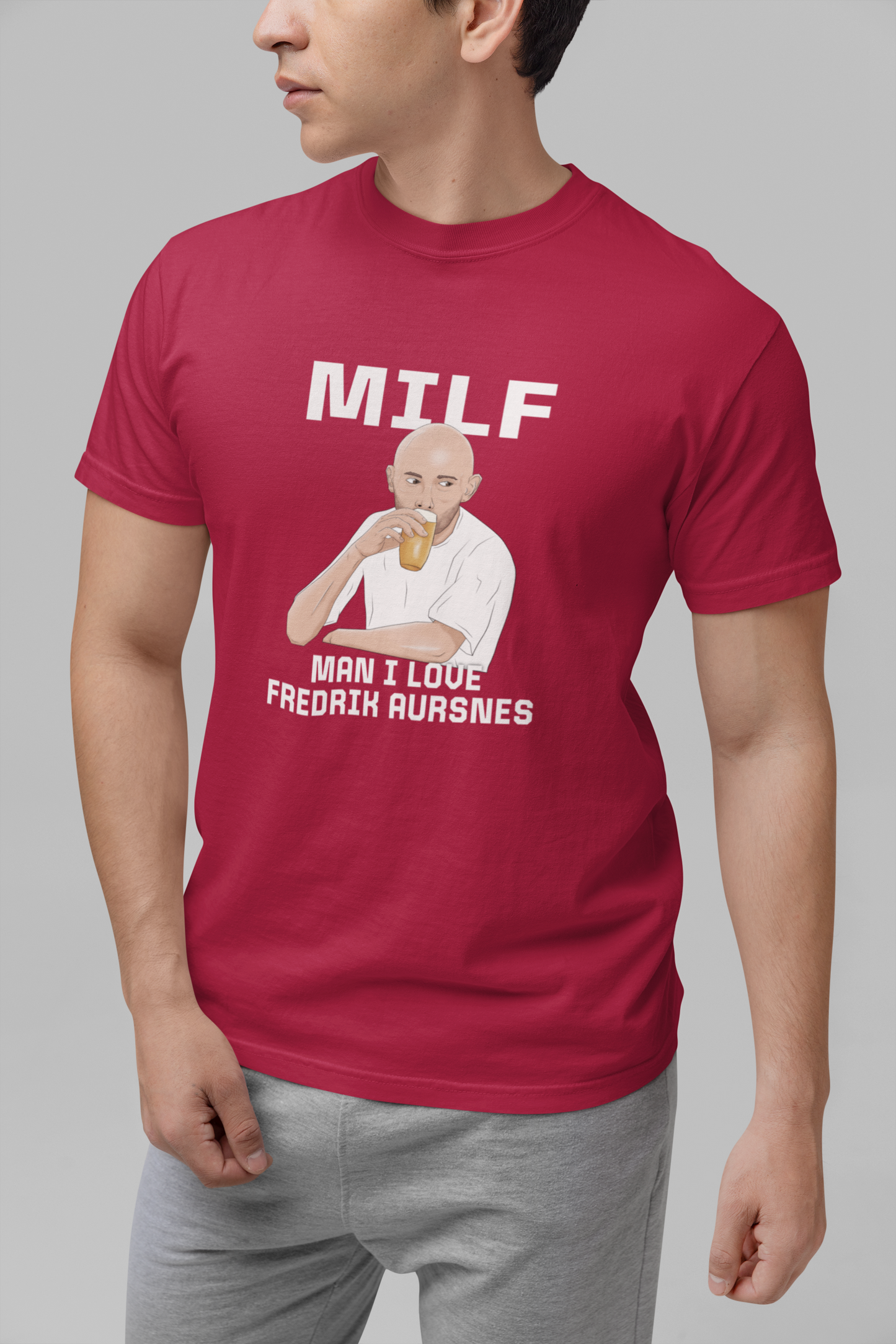 Tshirt MILF Man I Love Fredrik Aursnes - Benfica