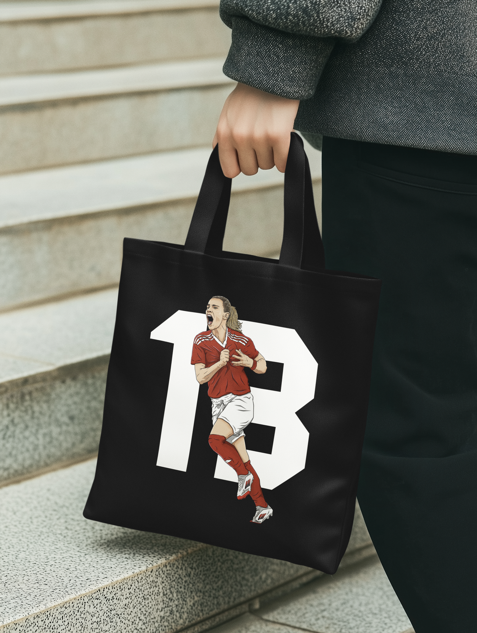 Tote bag com jogador