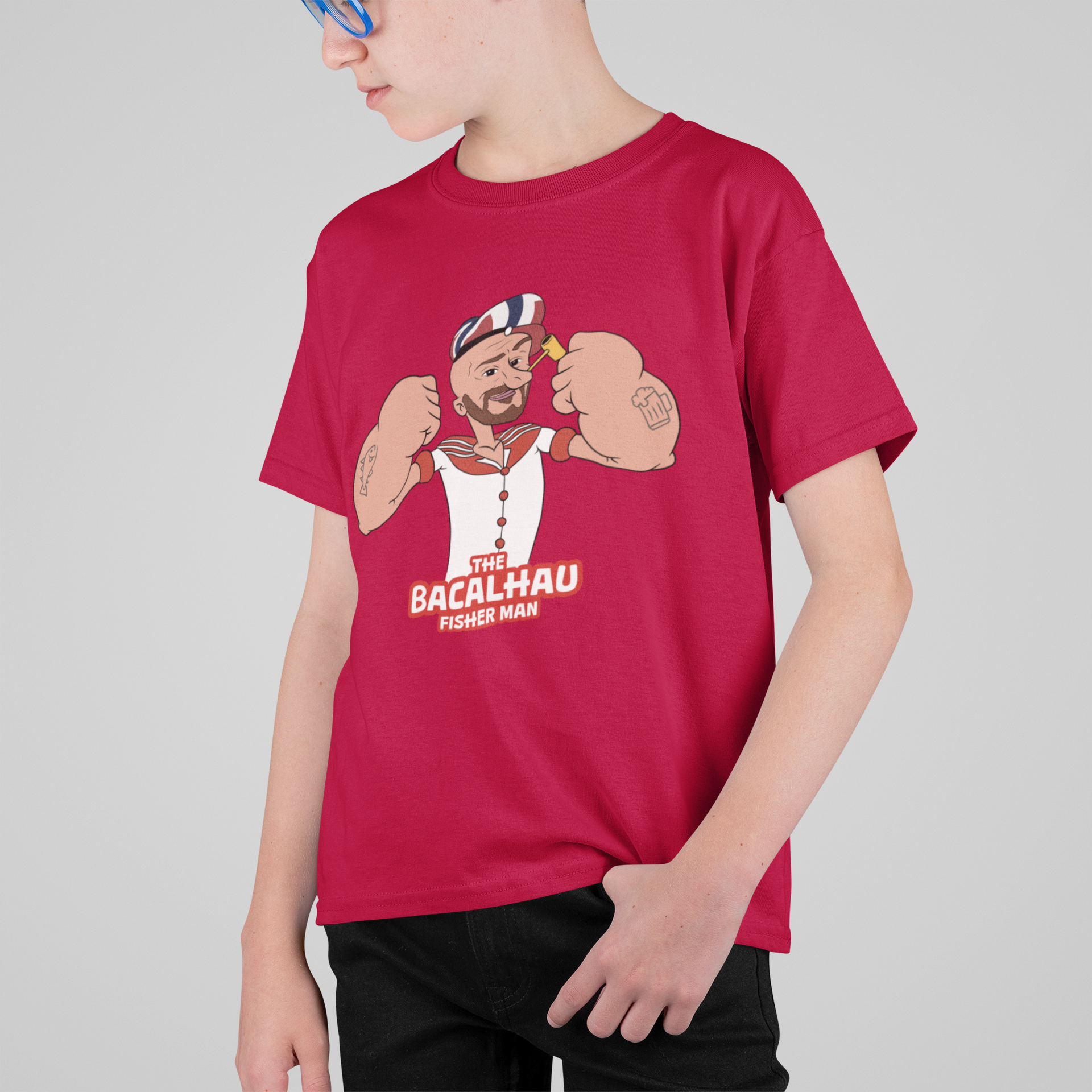 Tshirt Criança The Bacalhau Fisherman
