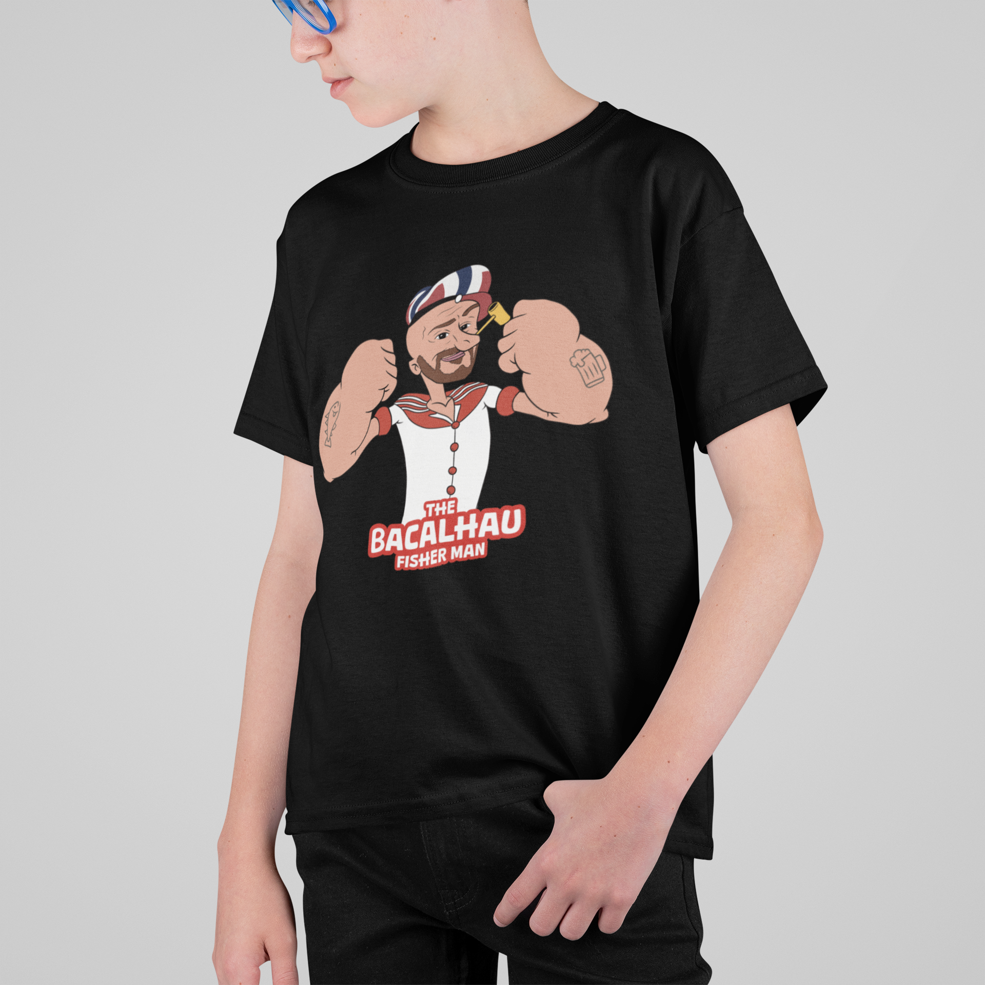 Tshirt Criança The Bacalhau Fisherman