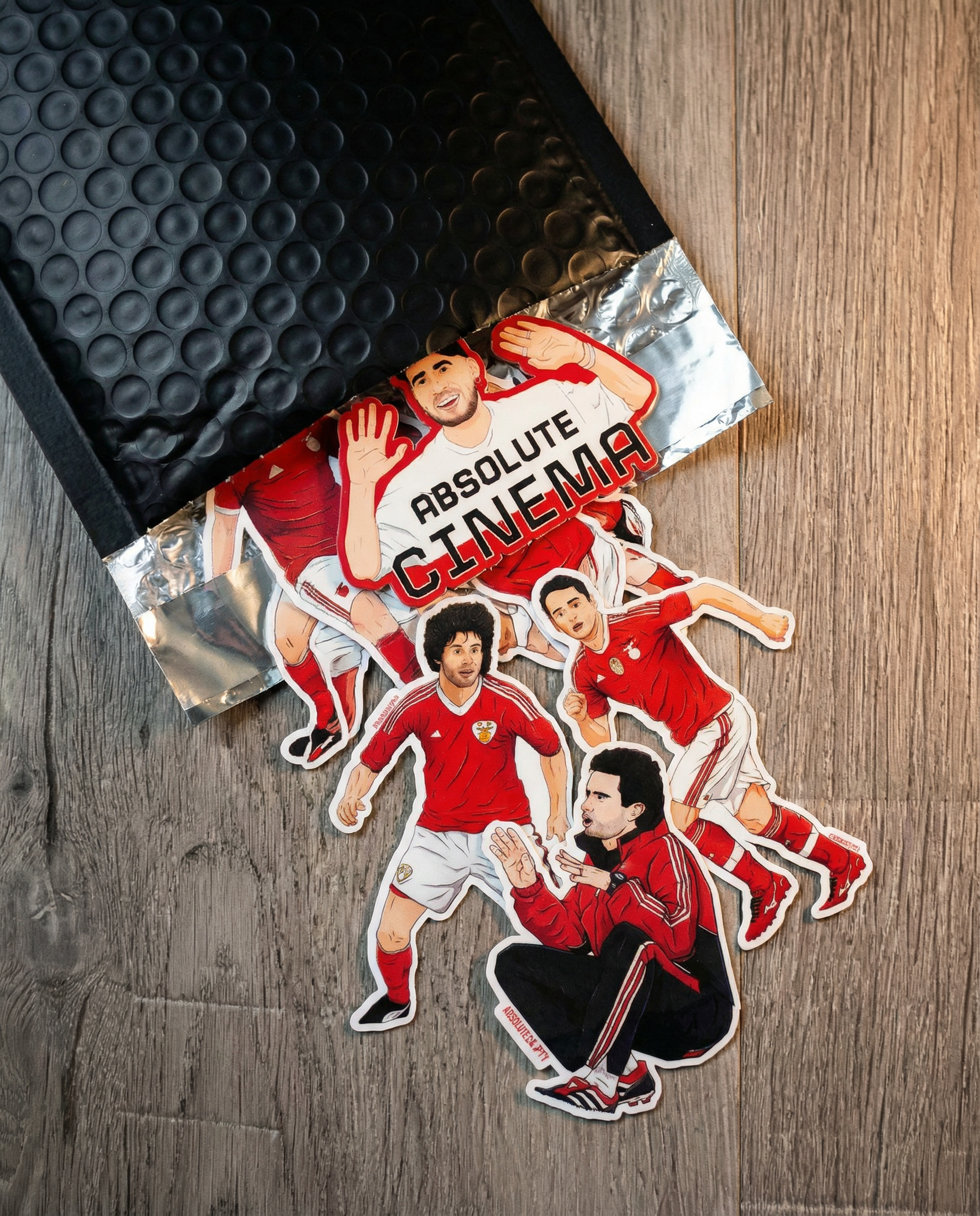 Pack de 6 stickers originais