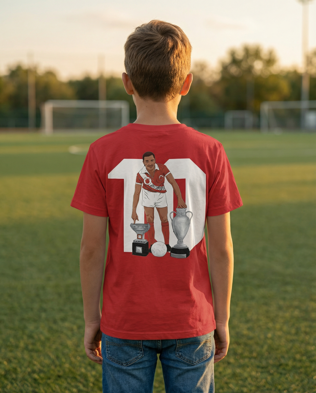 Tshirt Criança Eterno Capitão - Jogador 10