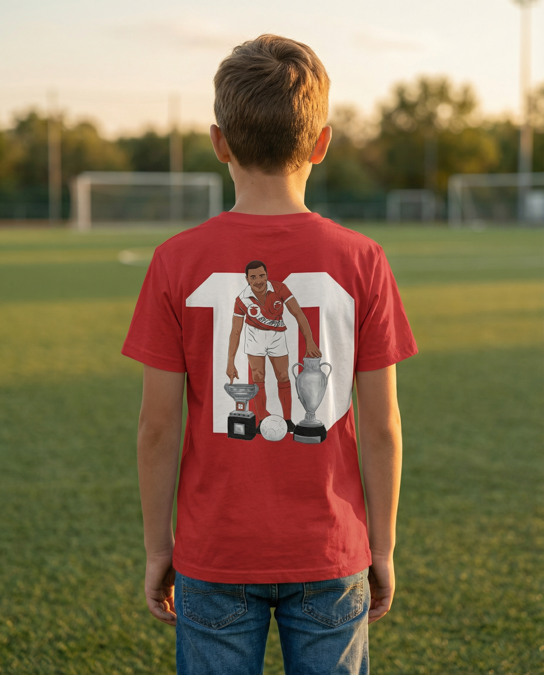 Tshirt Criança Eterno Capitão - Jogador 10